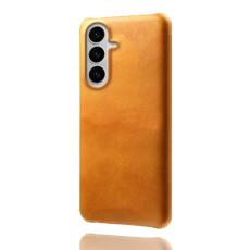 OEM - Samsung Galaxy S26 / S26 Pro Skal PU L&auml;der H&aring;rd PC Skydd - Orange