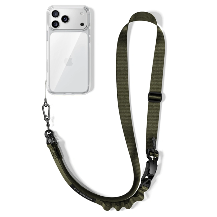 Tech-Protect - Tech-Protect Mobilrem Crossbody C9S - Army Grön