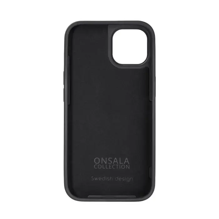 Onsala - ONSALA iPhone 14 Plus Skal Silikon Chalk - Svart