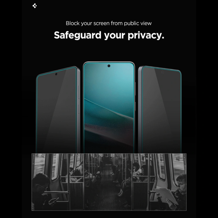 Spigen - [2-Pack] Spigen Skärmskydd Härdat Glas För Galaxy S26 EZ Fit Pro AC Privacy
