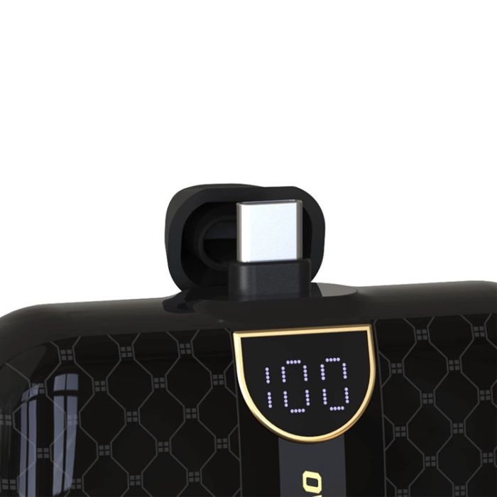 Dudao - Dudao Powerbank 5000mAh med Kontakter 2x USB-C - Svart