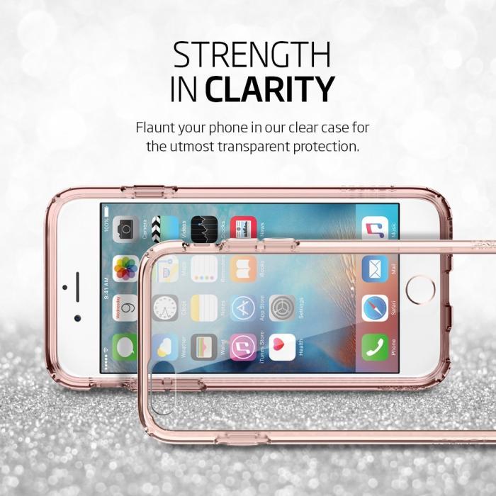 Spigen - Spigen Ultra Hybrid Skal till Apple 6S Plus - RoseGold