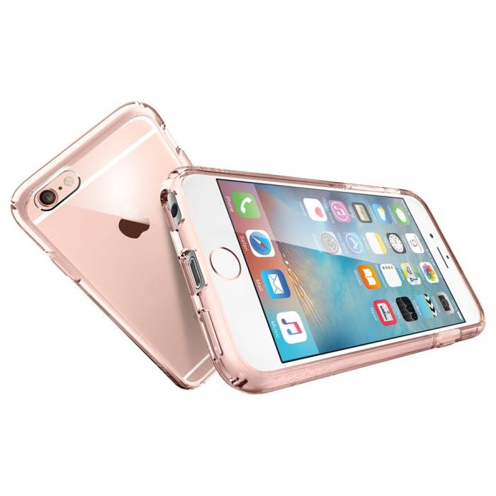 Spigen - Spigen Ultra Hybrid Skal till Apple 6S Plus - RoseGold