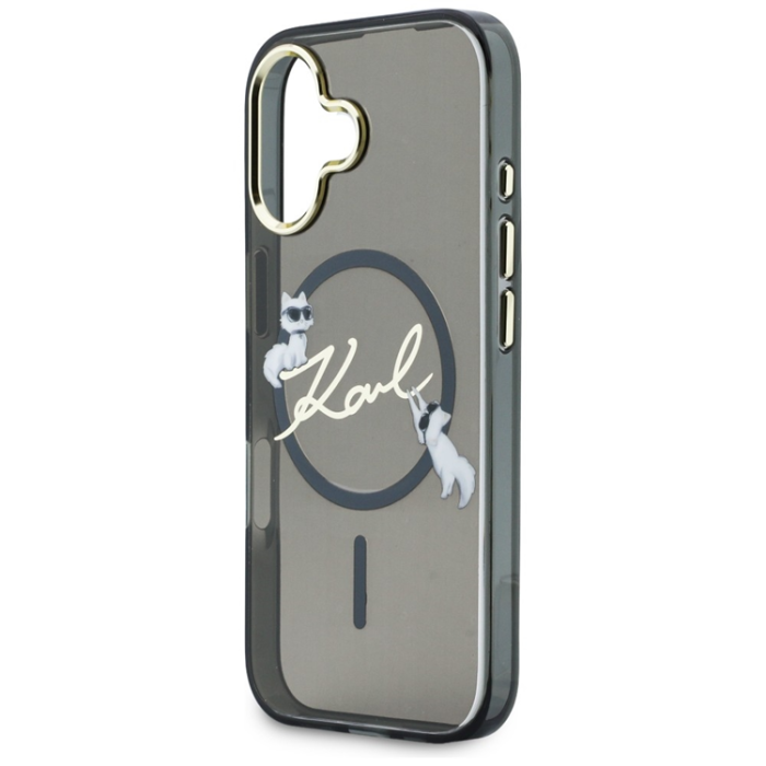 KARL LAGERFELD - Karl Lagerfeld iPhone 17 Mobilskal Magsafe IML Choupettes Karl Script