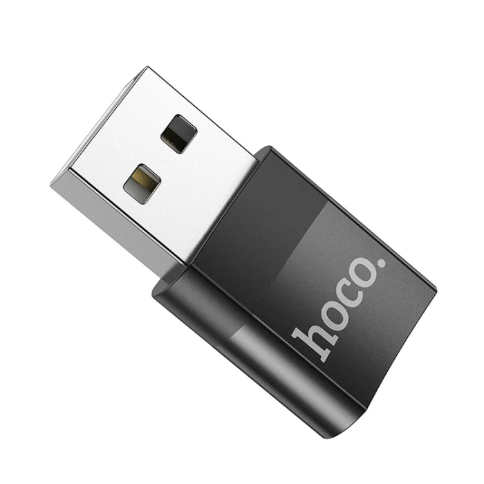 Hoco - HOCO adapter OTG USB A (male) to Type C (female) UA17 black