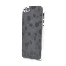 OEM - Baksidesskal till Apple iPhone 5/5S/SE Rockwall (Svart)