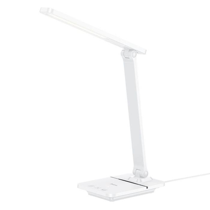 Hoco - Hoco Höjbar LED-Bordslampa HX11 - Vit