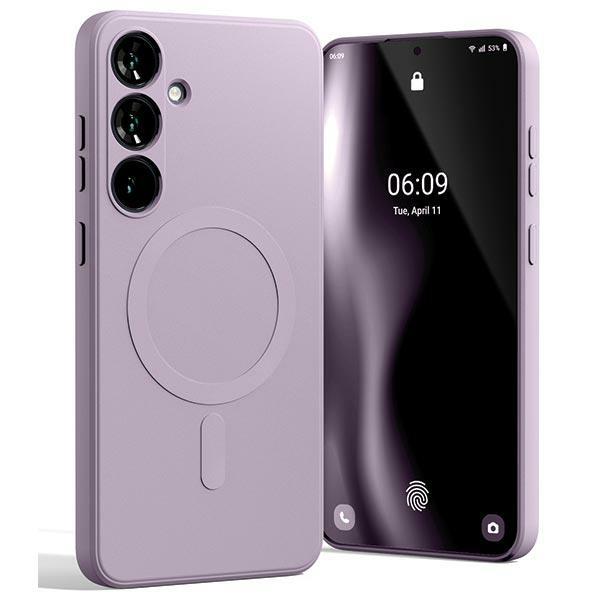 Mercury Galaxy S24 Plus Mobilskal MagSafe Semi-Silikon - Lilac | 2353 | AlltMobil