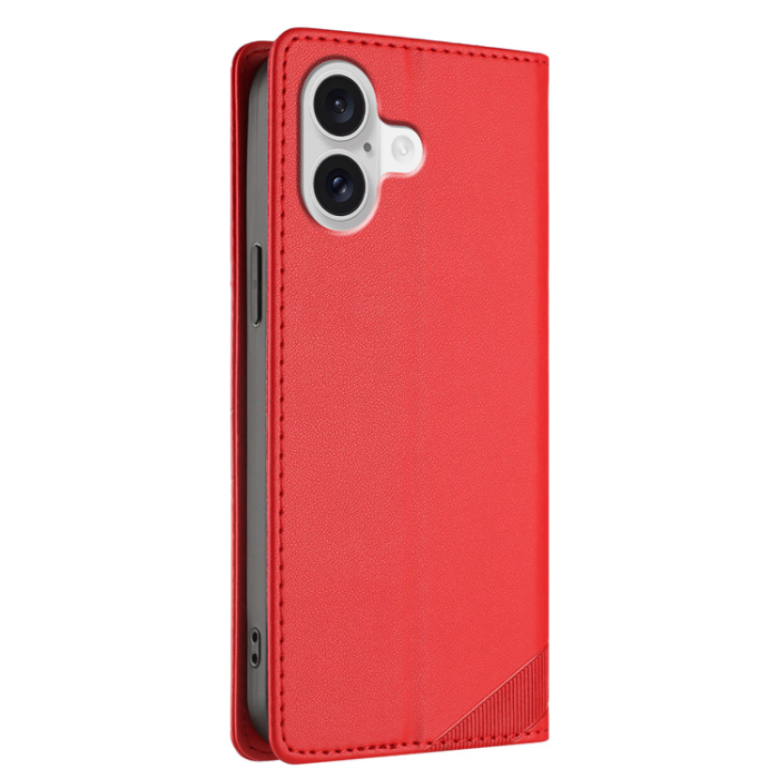 A-One Brand - iPhone 17 Plånboksfodral Punk Style Imprinted - Röd