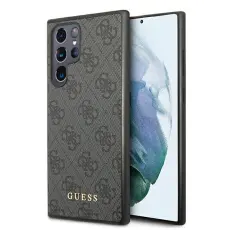 Guess - Guess Metall Gold Logo Skal Galaxy S22 Ultra - Gr&aring;