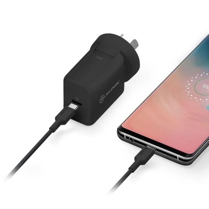 ALOGIC - ALOGIC Elements PRO USB-C till USB-C laddkabel 5A - 1m - Svart