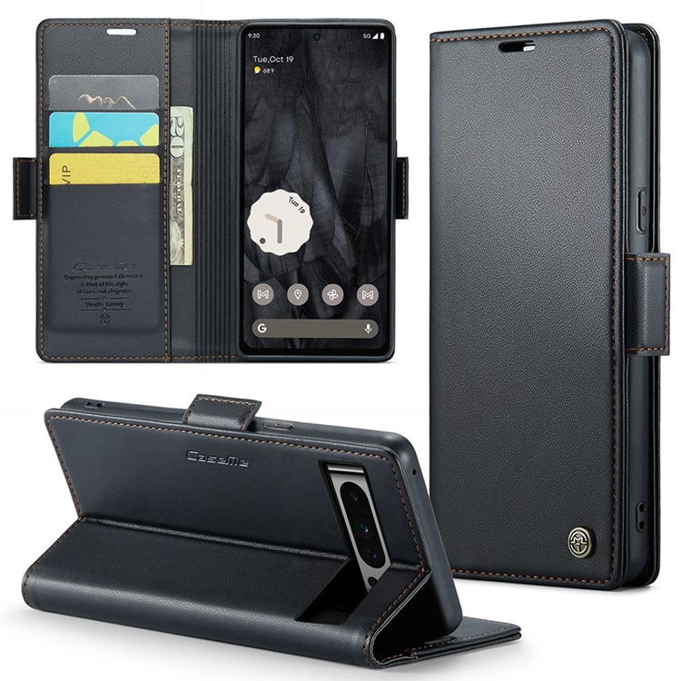 Caseme Google Pixel 8 Pro Plånboksfodral - Svart | 2353 | AlltMobil