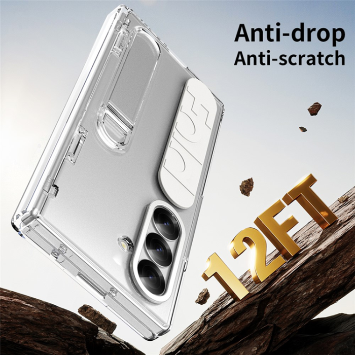 A-One Brand - Galaxy Z Fold 7 Mobilskal Kickstand Armband - Transparent