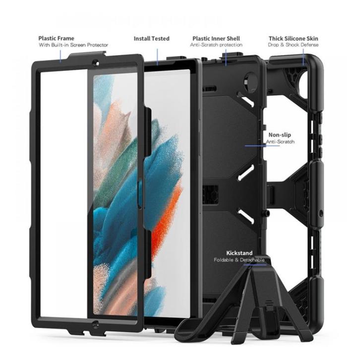 UTGATT - Survive Skal Galaxy Tab A8 10.5 - Svart