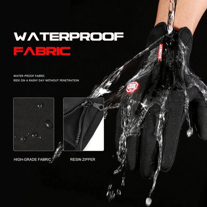 A-One Brand - Vattenavvisande Touchvantar / Handskar - Medium - Lila