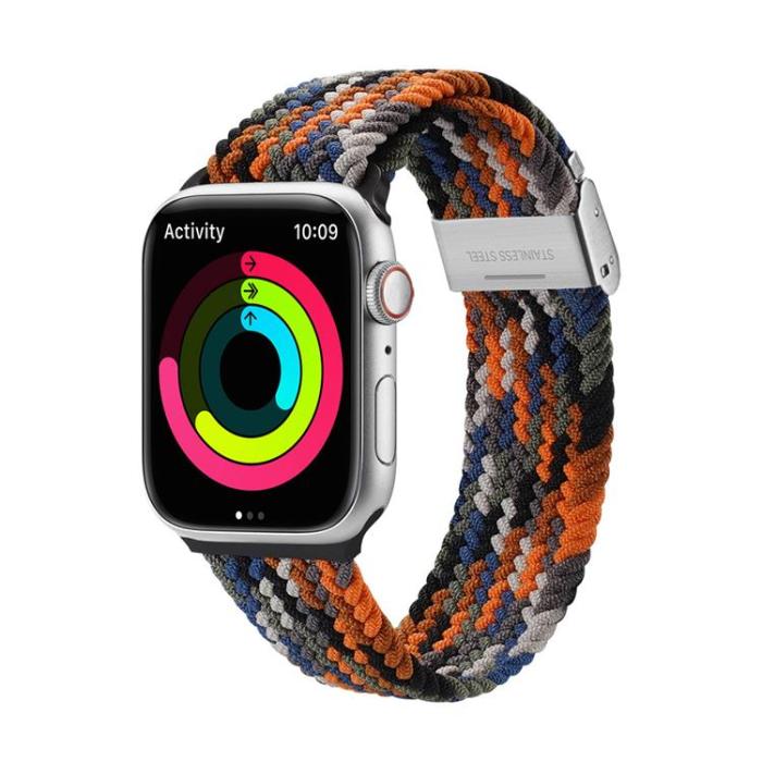 Dux Ducis - Dux Ducis Apple Watch 4/5/6/7/8/SE (41/40/38mm) Armband Camo Braided
