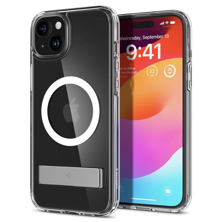 Spigen iPhone 15 Mobilskal Magsafe Ultra Hybrid S - Clear | 2353 | AlltMobil
