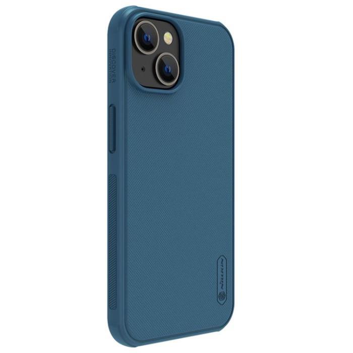Nillkin - Nillkin iPhone 14 Plus Skal Super Frosted Shield - Blå