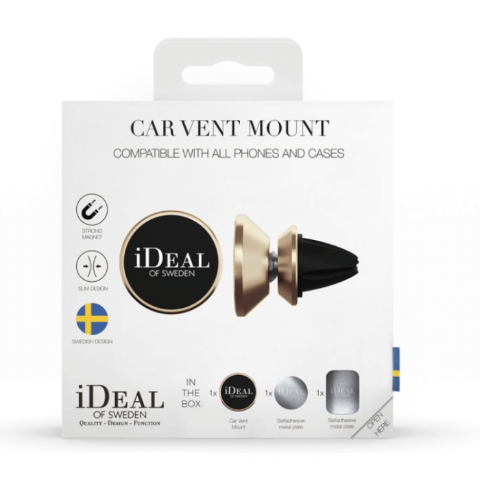 UTGATT1 - Ideal Of Sweden Magnetisk Bilhållare Luftventil - Guld
