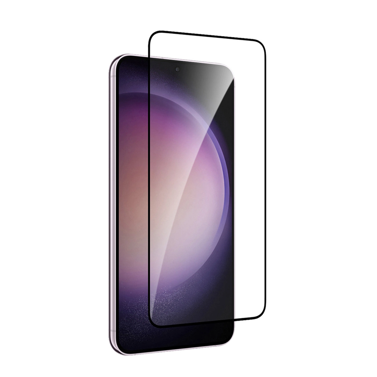 Puro Galaxy S25 Plus/S24 Plus Härdat glas Skärmskydd Frame - Svart | 5468 | AlltMobil
