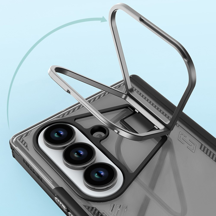 Nillkin - NILLKIN Galaxy Z Fold 7 Mobilskal Kickstand Iceblade Prop - Grå
