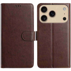A-One Brand - iPhone 17 Pro Max Plånboksfodral Folio - Coffee