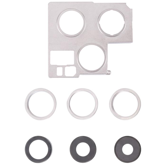 UTGATT1 - iPhone 13 Pro Max Kameralins + Bracket - Silver