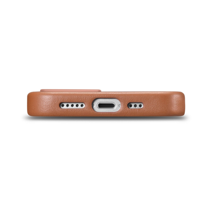 ICARER - iCarer iPhone 14 Skal MagSafe Äkta Läder - Brun