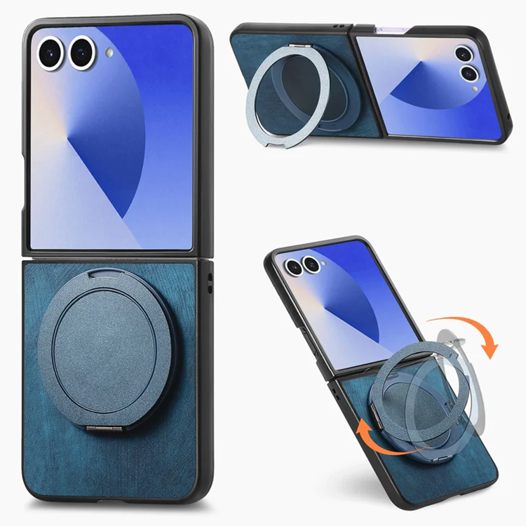 Galaxy Z Flip7 Mobilskal Magsafe Roterande Kickstand - Blå | 2353 | AlltMobil