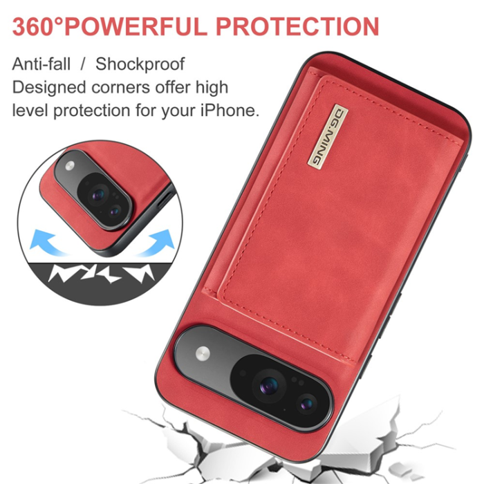 DG.MING - DG.MING Google Pixel 10 Pro/10 Plånboksfodral Detatchable M1