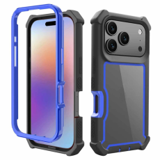 A-One Brand - iPhone 17 Pro Mobilskal TPU + PC Shockproof - Svart/Blå