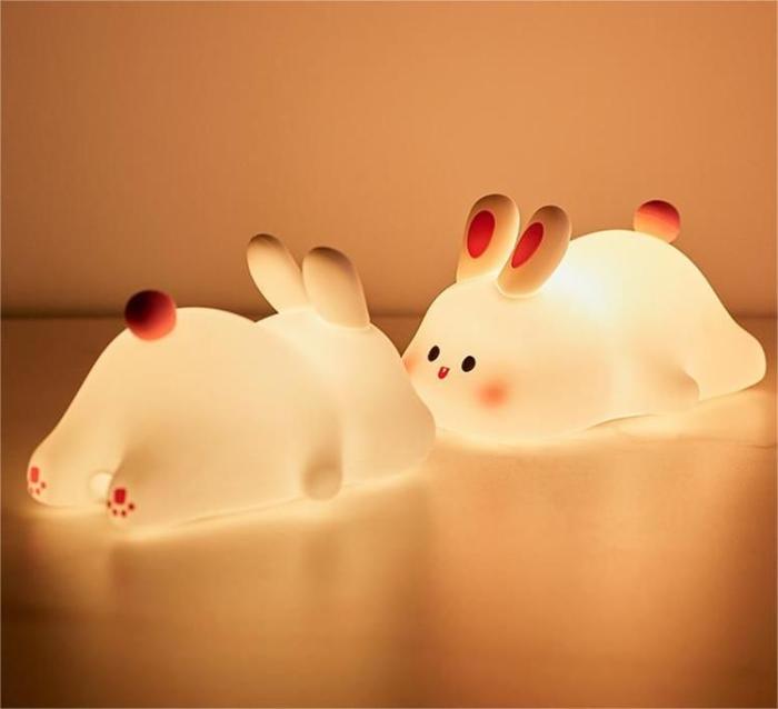 OEM - Bordslampa vid sängkanten touch-stil Rabbit Art Deco