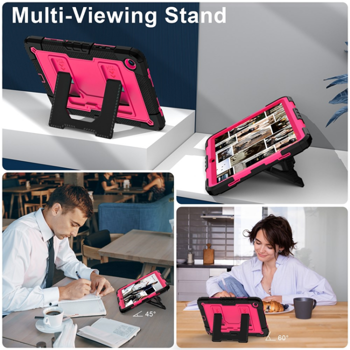 A-One Brand - Galaxy Tab A9 Plus Skal Kickstand Med Rem Anti Drop