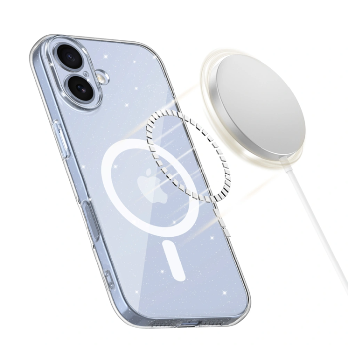 Tech-Protect - Tech-Protect iPhone 17 Mobilskal Magsafe Flexair - Glitter