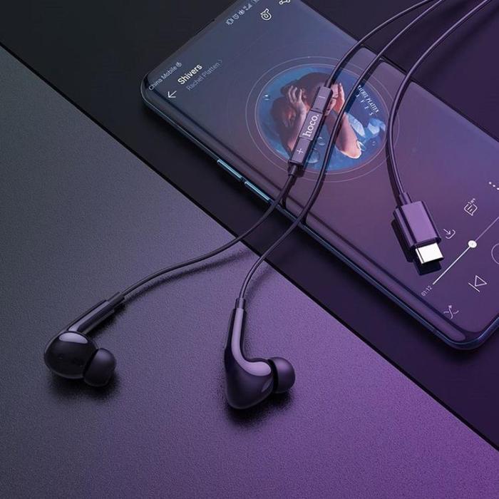 UTGATT1 - Hoco In-Ear Hörlurar Typ-C - Svart