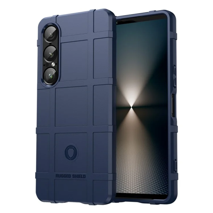 A-One Brand - Sony Xperia 1 VII Mobilskal Grid Scratch-Proof - Blå