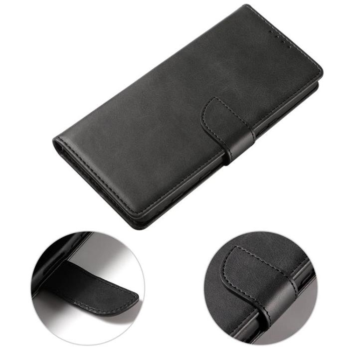 UTGATT1 - Magnet Elegant Kickstand Fodral Sony Xperia 10 III - Svart