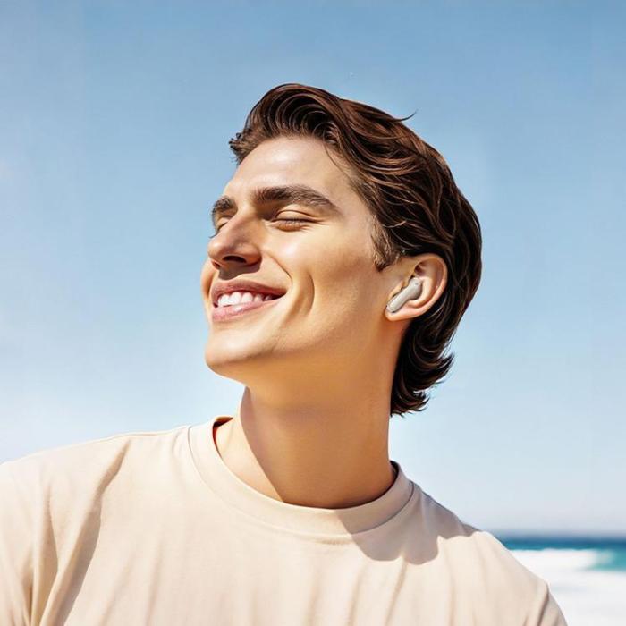 Hoco - Hoco TWS In-Ear Hörlurar Trådlösa ANC ENC med Pekskärm EQ21 - Vit