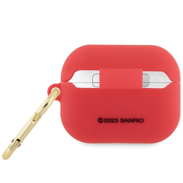 Hello Kitty - Hello Kitty AirPods Pro Skal Silikon Kitty Head - Röd