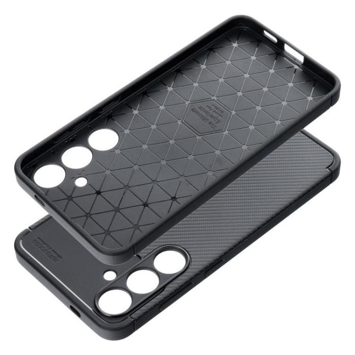 OEM - Galaxy S24 Mobilskal Carbon Premium - Svart