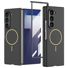 GKK - GKK Galaxy Z Fold 7 Mobilskal MagSafe Slim med Härdat Glas - Svart
