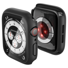 Spigen - Spigen Skal F&ouml;r Apple Watch (44mm) Thin Fit 360 - Svart