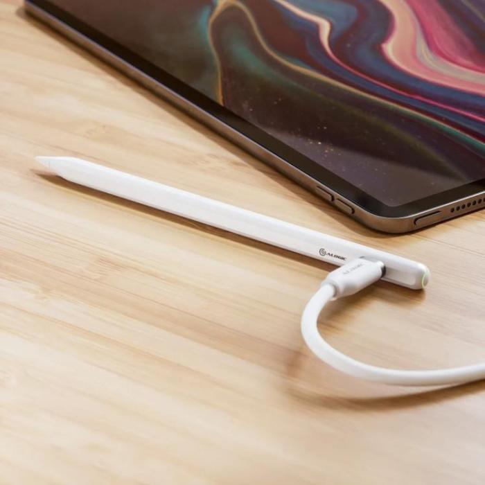ALOGIC - Alogic iPad Stylus Penna med USB-C och Trådlös Laddning - Vit