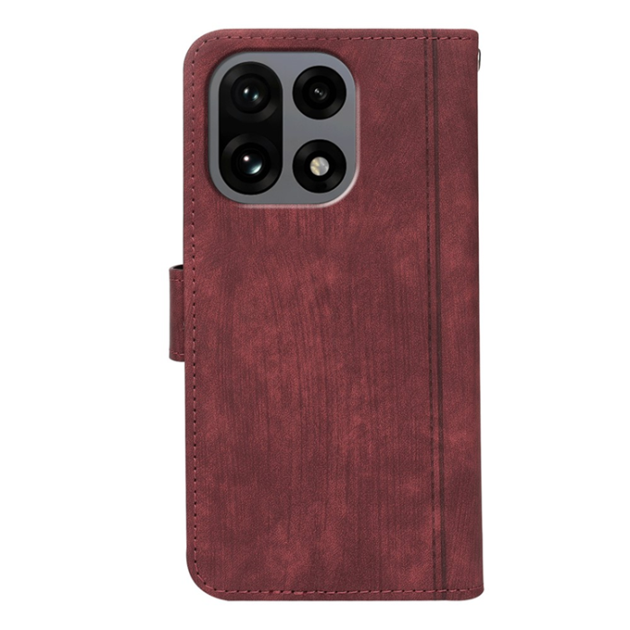 A-One Brand - OnePlus 15 5G Plånboksfodral Line Pattern Läder