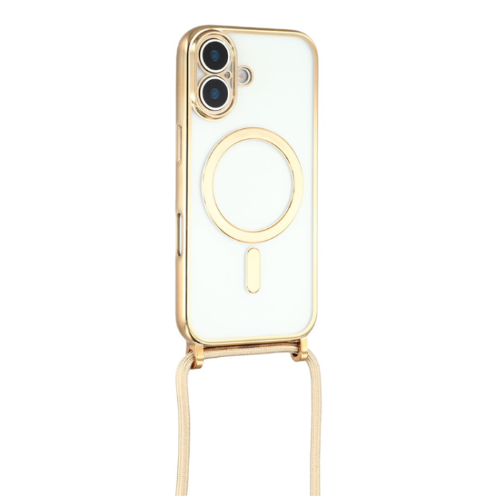 A-One Brand - iPhone 17 Mobilskal MagSafe Electroplating Edge TPU - Guld