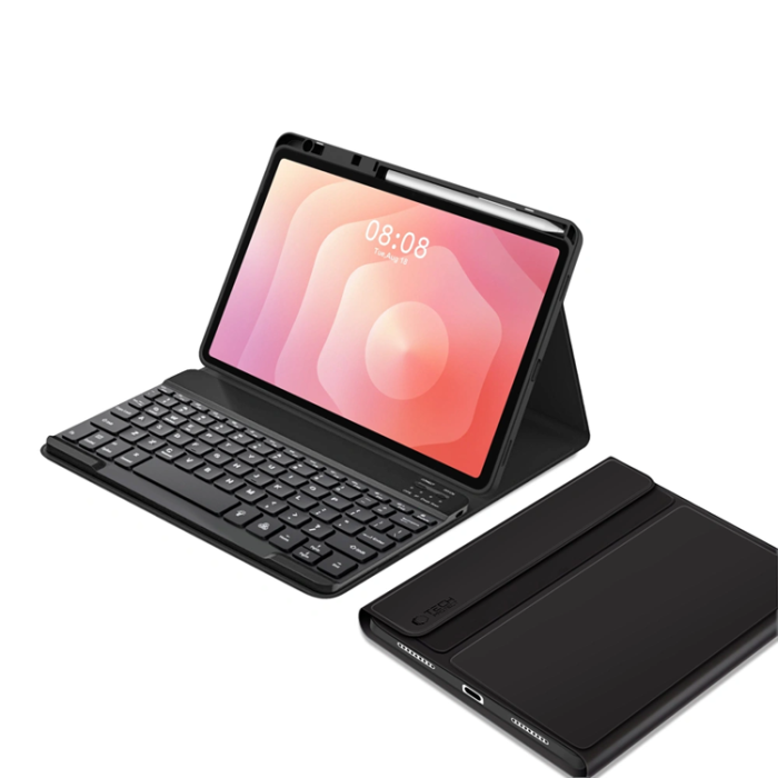 Tech-Protect - Tech-Protect Galaxy Tab S11 Fodral med Tangentbord - Svart