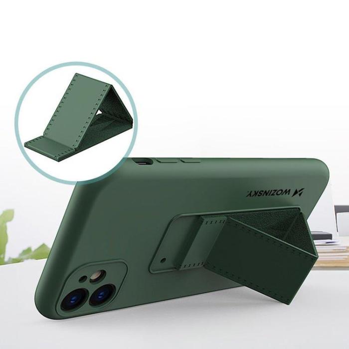 Wozinsky - Wozinsky Kickstand Silicone Skal Galaxy M31s - Blå