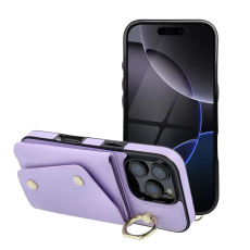 A-One Brand - iPhone 16 Mobilskal Wonder Korthållare - Lila
