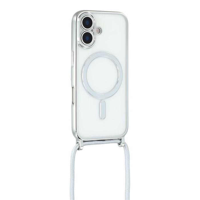 A-One Brand - iPhone 17 Mobilskal MagSafe Electroplating Edge TPU - Silver