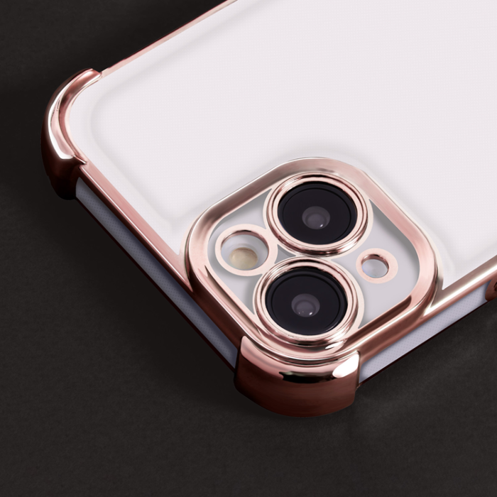 OEM - iPhone 16 Mobilskal Anti Shock Chrome - Guld